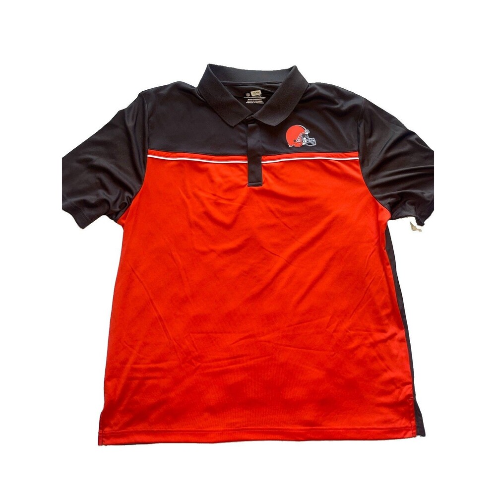 Cleveland Browns NFL Team Apparel TX3 Cool 3 Button Classic Polo Shirt Men’s XXL